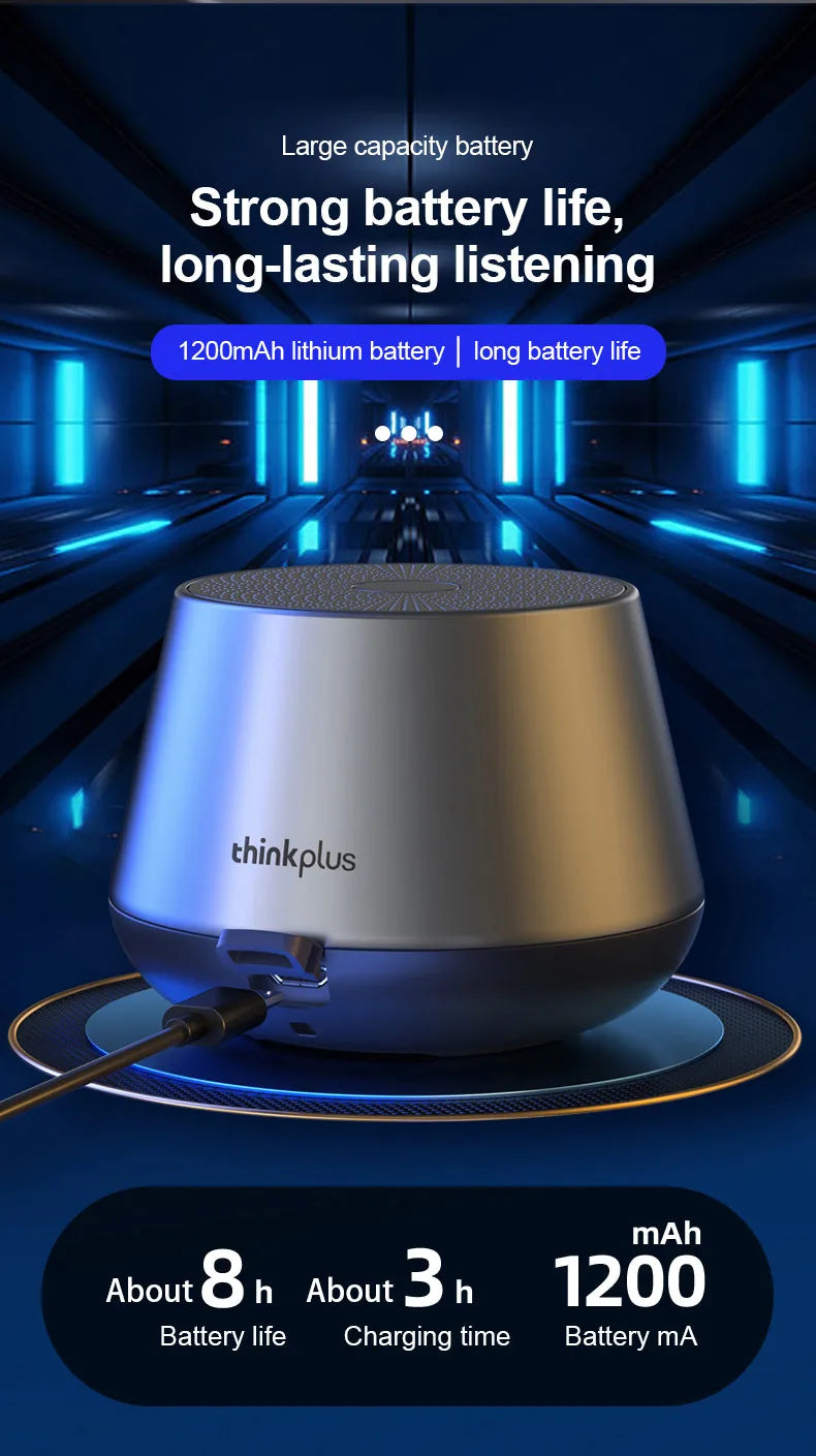 Original Lenovo K3 Pro Bluetooth V5.0 Speaker – Portable Stereo Wireless Music Player with Surround Sound