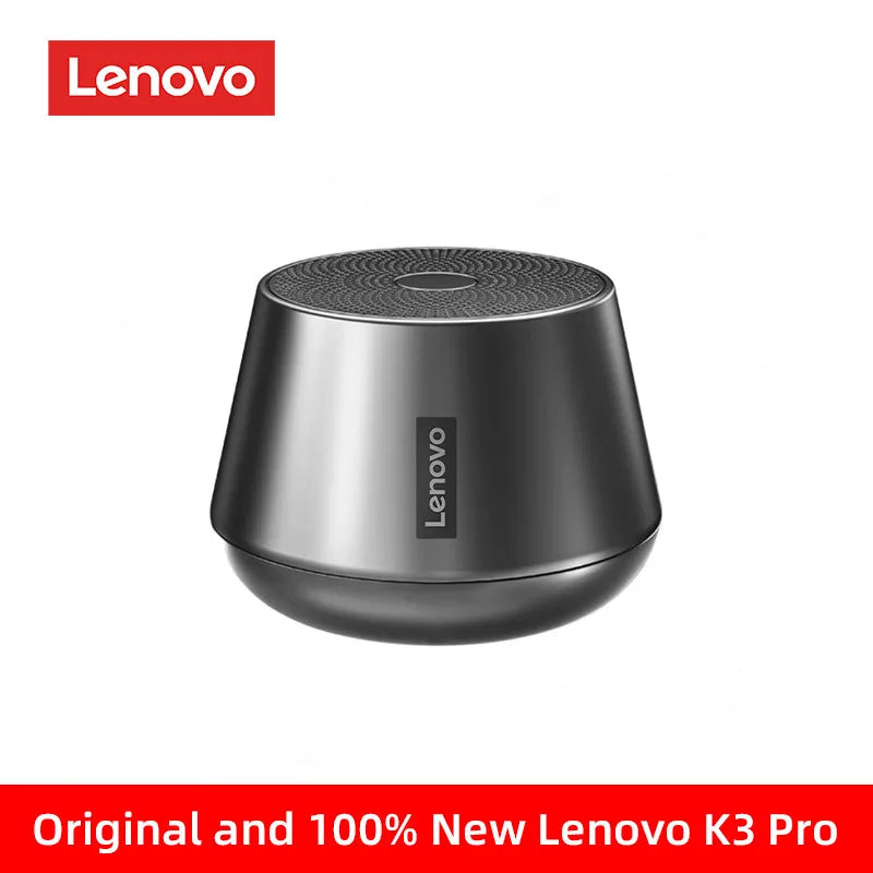 Original Lenovo K3 Pro Bluetooth V5.0 Speaker – Portable Stereo Wireless Music Player with Surround Sound