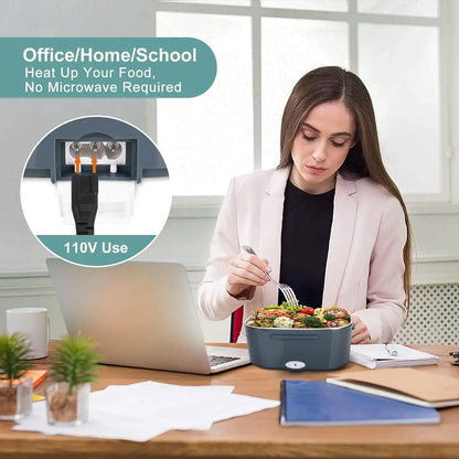 1.5 L 60 W Electric Lunch Box – Portable Food Warmer & Heater for Car and Home